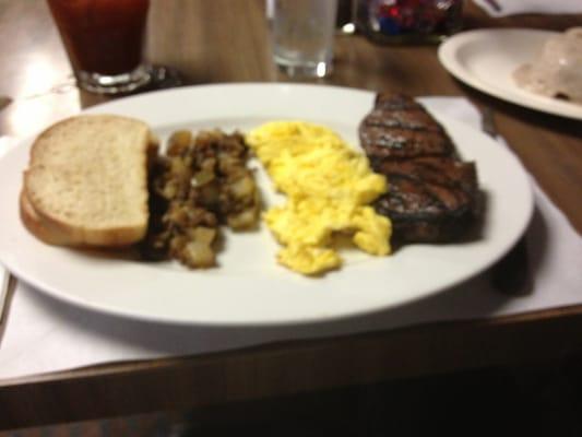 Steak and Eggs! Sunday Morning!