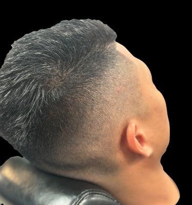 Fade Haircut Fade  & Line Up Scissor On top