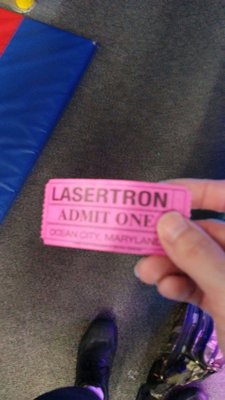 Ticket to laser tag