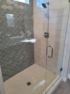 Shower remodel in Temecula