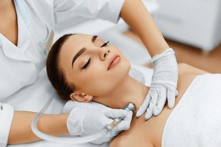 A procedure that combines both facial and non-invasive use of a microderm wand to remove dead skin cells.