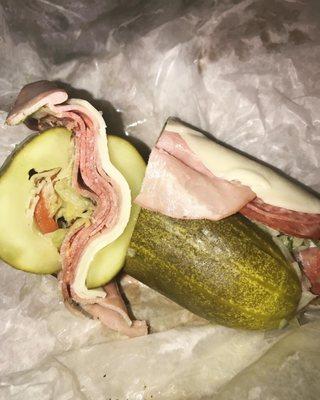 Hog Island Hoagie on pickle