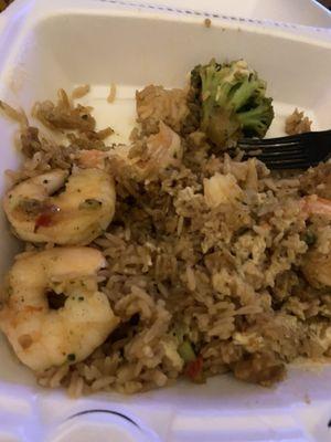 Shrimp hibachi