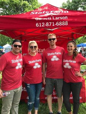 2018 Pride Festival - Garrett Larson State Farm crew