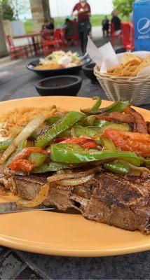 Steak with vegetables