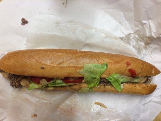 Philadelphia Cheesesteak Adventure - long and lean