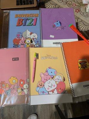 Variety BT21 notebooks!