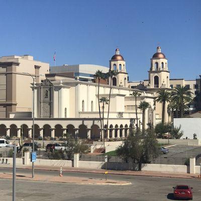 Historic Tucson from tcc  east side garage TCC