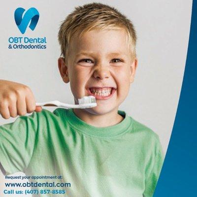 On top of brushing, flossing, and avoiding sugary foods, remember to take your children to visit the dentist for regular cleanings. Contact