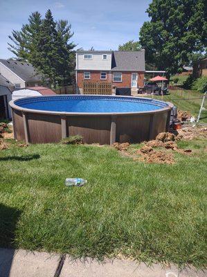 Pool installation