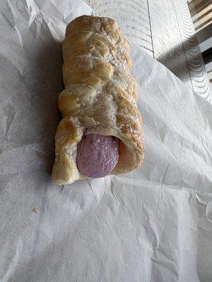 Blueberry Cream Horn