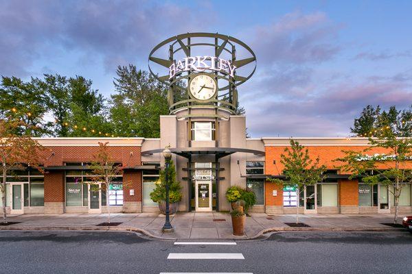 John L Scott Bellingham is located under the Barkley Village clock tower