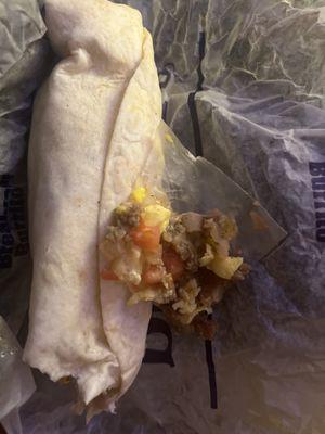 Breakfast burrito