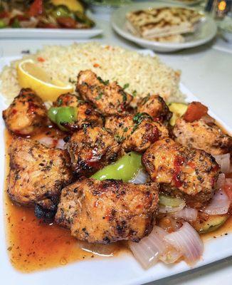 Sweet Chili Chicken Kebab Platter