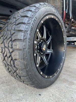 Tire and wheel package