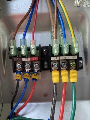 Mini split wiring