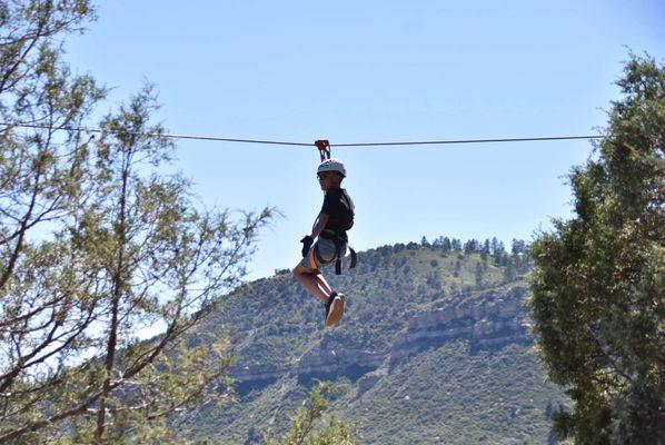 Zip-lining