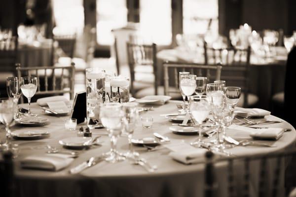 Table setup by Kenmare