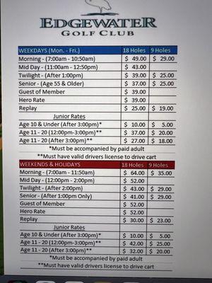 Rates as of 6/1/23