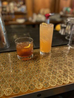 Old Fashion and Summer Cocktail