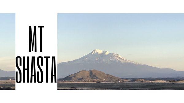 Mt Shasta from the I5 Vista Point bear Yreka.