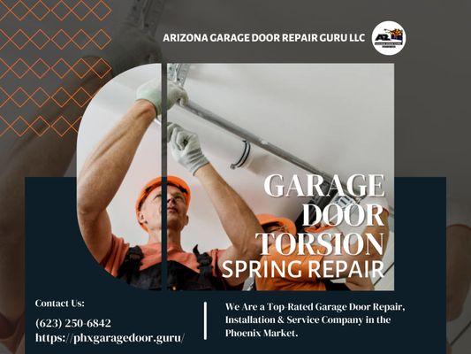 Our garage door repair experts can provide expert repair service on all types of garage door torsion springs, call the Guru & be done.