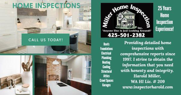 Miller Home Inspection 8409 S Lake Ketchum Rd, Stanwood, WA 98292 (Camano, Arlington, Marysville, Everett, Mount Vernon, Lynnwood, etc)