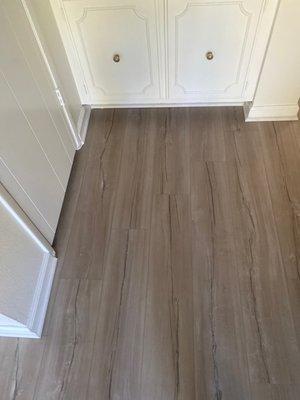 New vinyl flooring