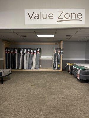 Close Up of Value Zone