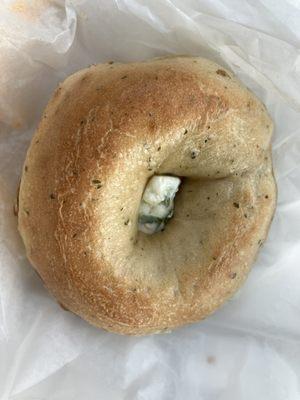 Bagel & Flavored Cream Cheese (scallion)