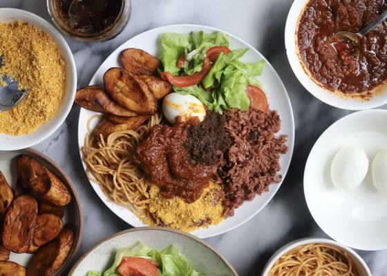 Ghanaian staple dish called WAAKYE