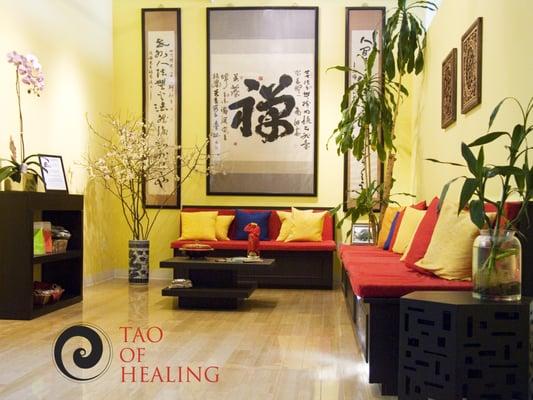 Welcome to the Tao of Healing. The center is maximized for your healing benefit from the moment you walk in.