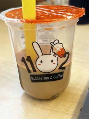 Tiramisu Milktea (oolong) with 50% sugar and boba