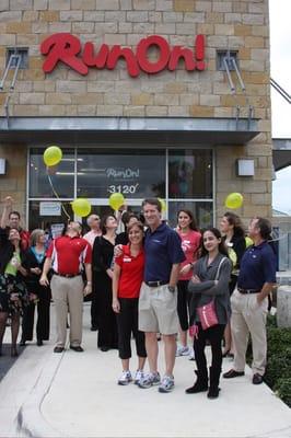 Run On San Antonio owners Michele and Mitch Allen celebrate their grand opening.