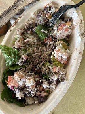 A steak and cheese salad? Can anyone see what's wrong here with this steak and cheese salad?