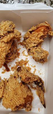 Awful, re-fried chicken!