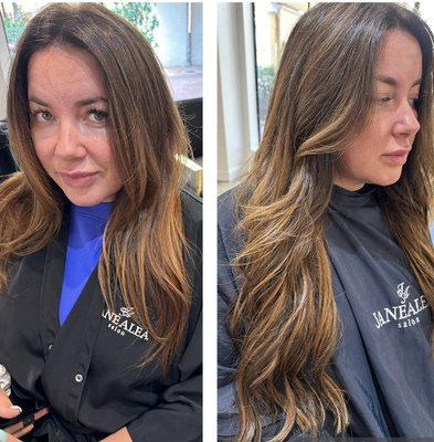 Extensions before and after