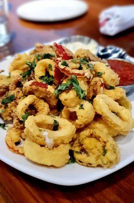 Calamari appetizer