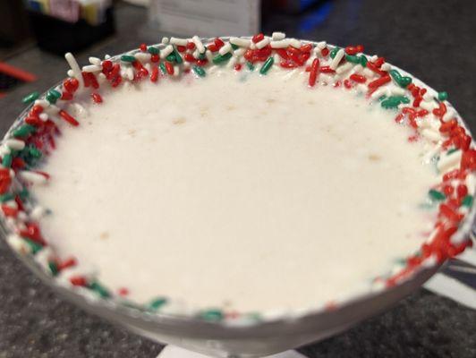 Sugar cookie martini