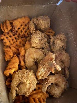 Shrimp Basket & Sweet Potato Fries