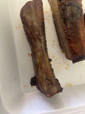 Spare ribs dried out