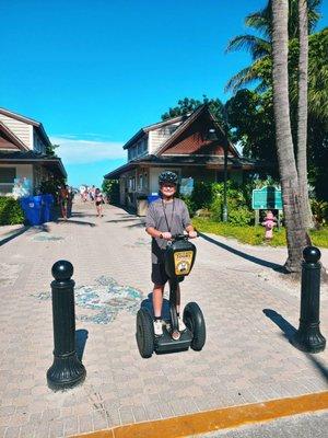 Riding down by Naples Pier.