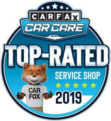 Carfax Top Rated 2019!  Thank you!