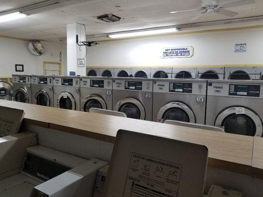 **New Additions**

Multiple 50 pound Commercial front-load washers now available.