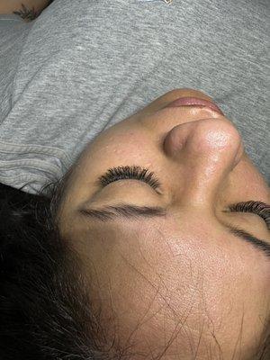 Lash stylist view