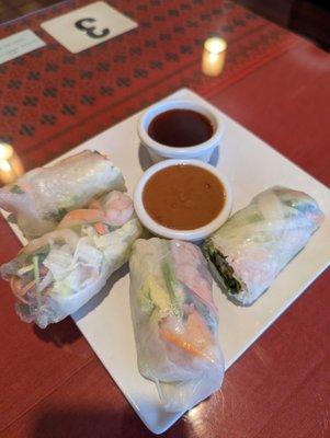 Shrimp spring rolls. 5.29.23