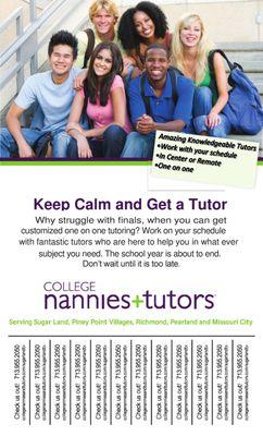 College Nannies + Tutors Sugar Land TX