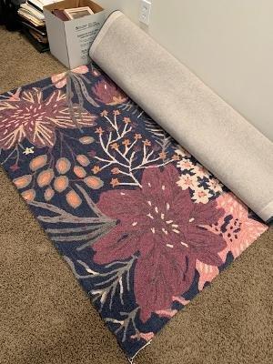 A beautiful well-made rug --you're only seeing a portion of it -- that cost $100!