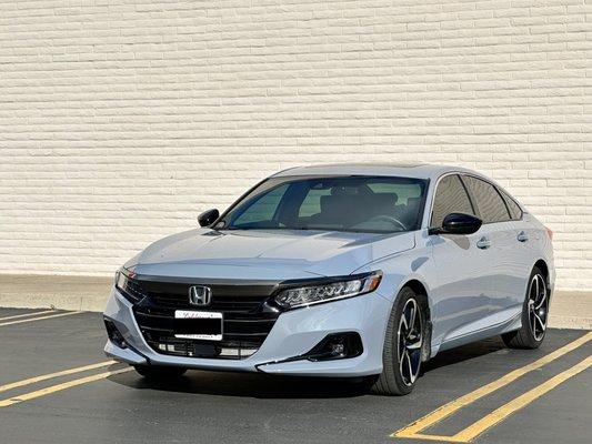 Honda Accord bumper and radar replacement.