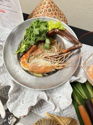 Shrimp Noodle Pot